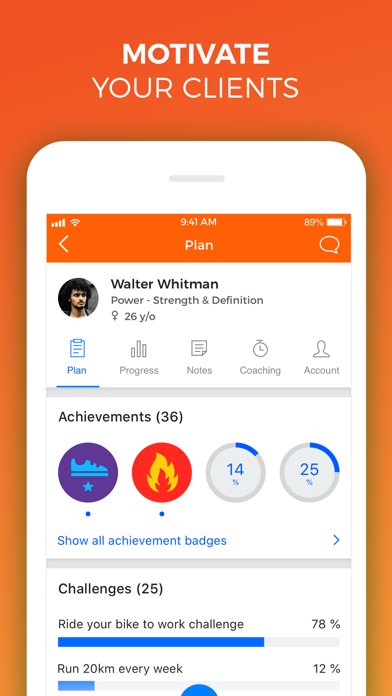 Virtuagym Coach screenshot 4