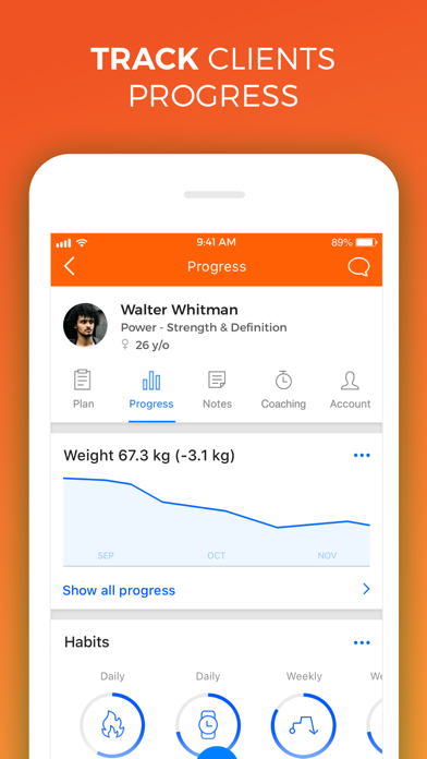 Virtuagym Coach screenshot 2