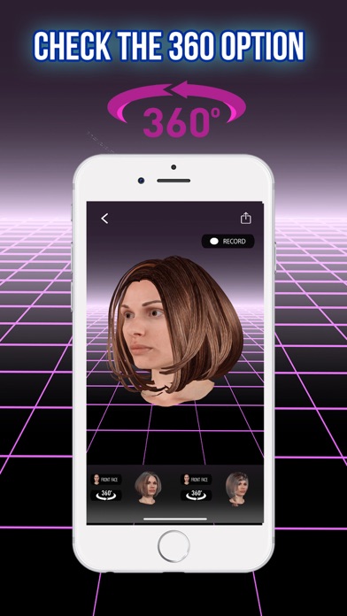 Virtual Hair 3D screenshot 2