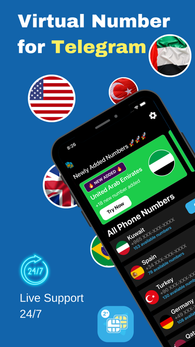 Virtual Number for Telegram ' screenshot 4