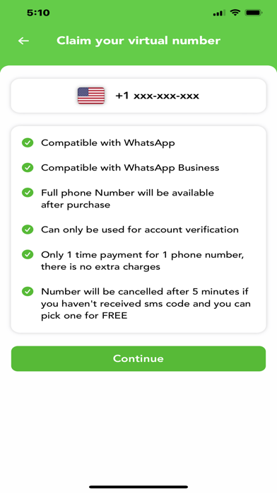 Virtual Number for WhatsApp screenshot 7