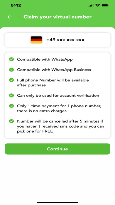 Virtual Number for WhatsApp screenshot 2