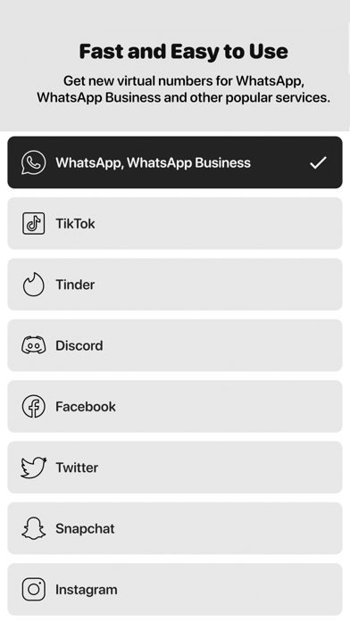 Virtual Number Service screenshot 2