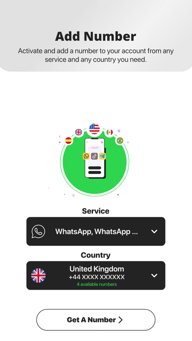 Virtual Number Service screenshot 3
