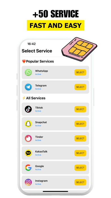 Virtual Phone Number for SMS screenshot 1