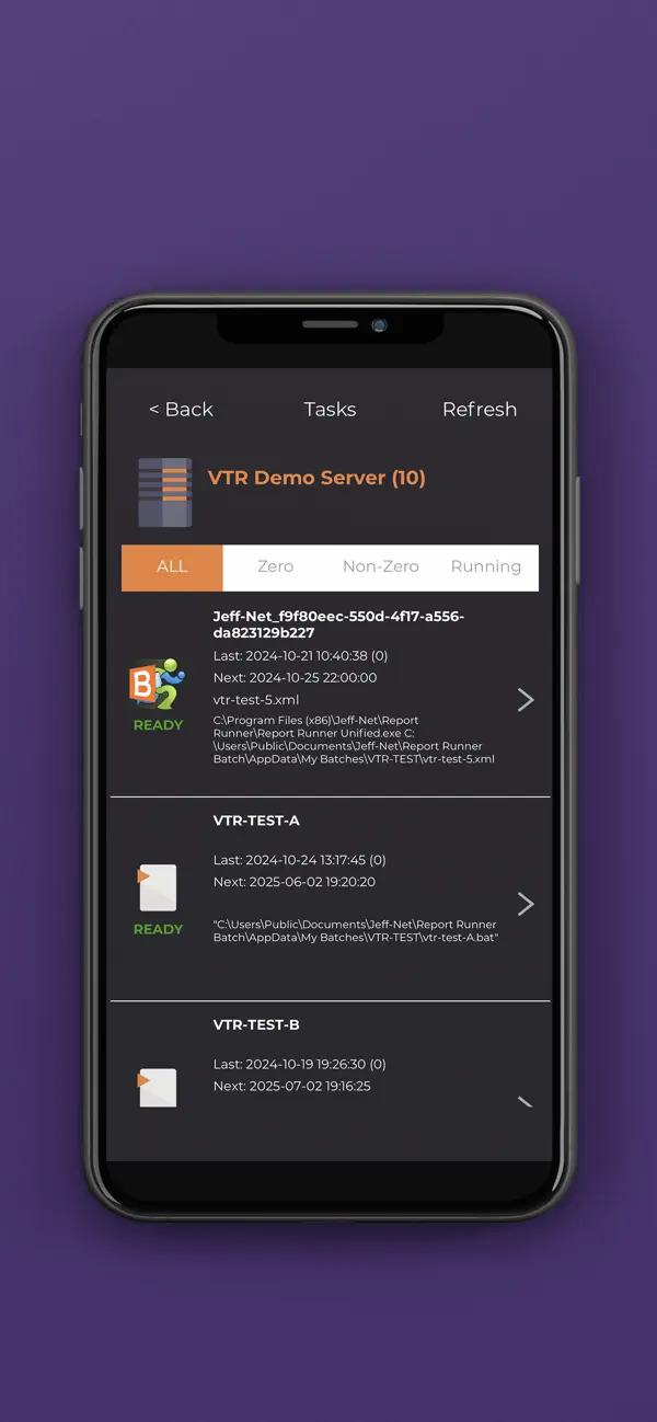 Virtual Task Runner (Windows) screenshot 4