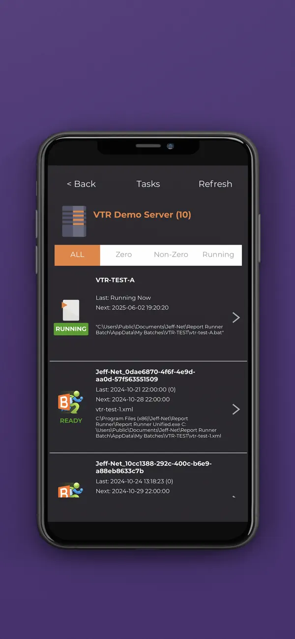 Virtual Task Runner (Windows) screenshot 1