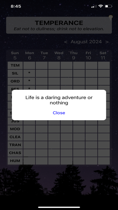 VirtueCalendar screenshot 2