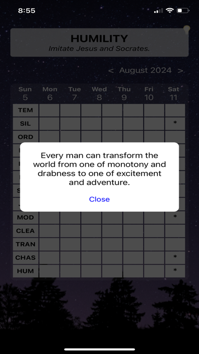 VirtueCalendar screenshot 1