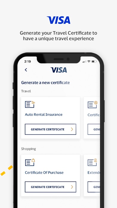 Visa Benefits screenshot 1