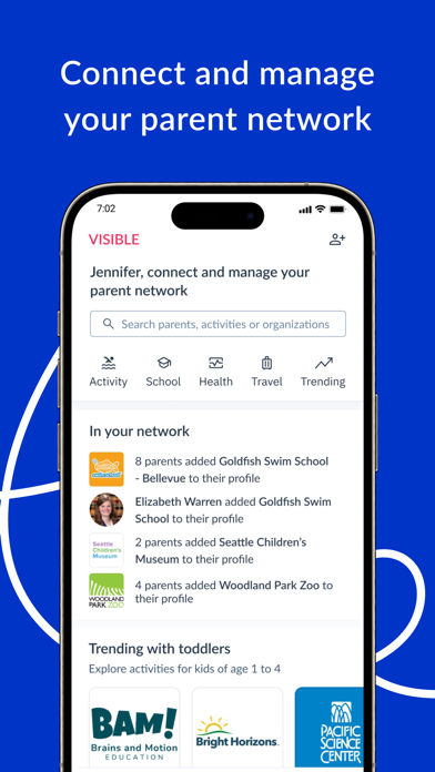 VISIBLE - The parent network screenshot 8