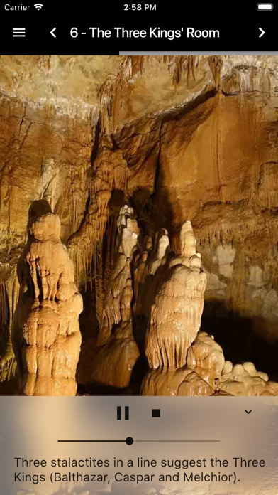 Visite Grotte de la Cocalière screenshot 2