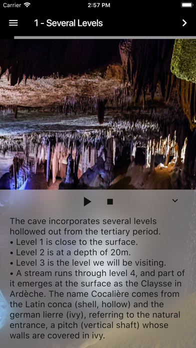 Visite Grotte de la Cocalière screenshot 4