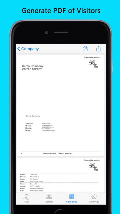 Visitor+ screenshot 3