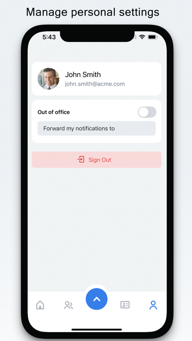 VisitorOS Mobile App screenshot 1