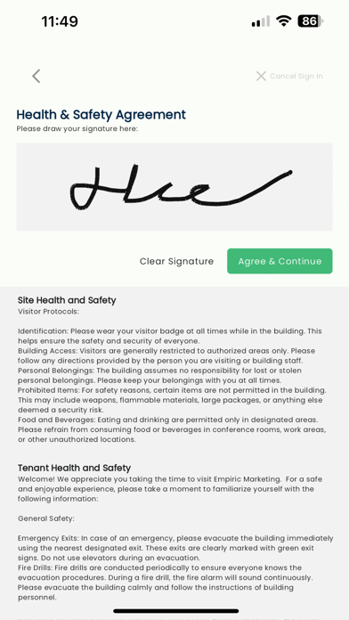 VisitorPad screenshot 2