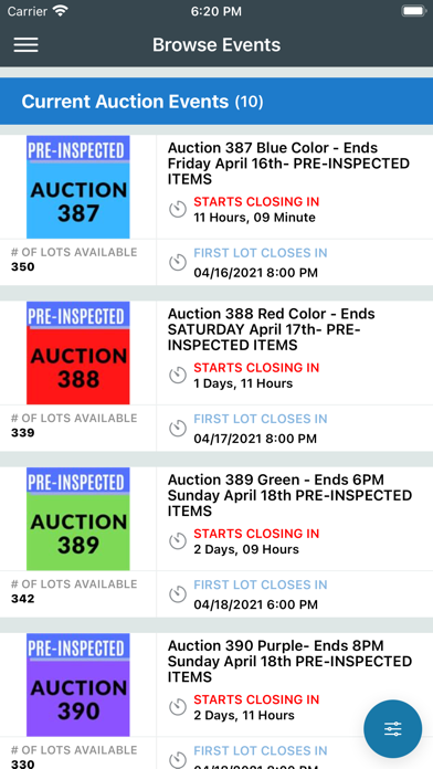 Vista Auction - Charlotte screenshot 4
