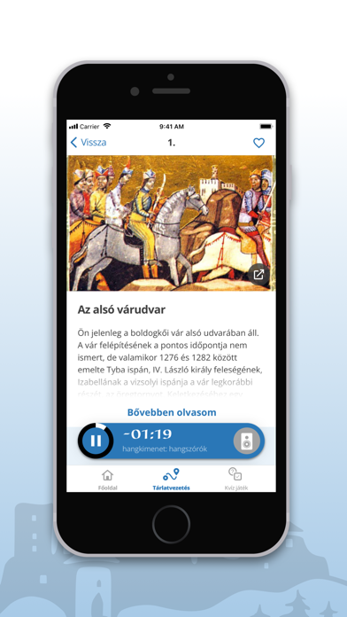 Visual Guide Boldogkő várához screenshot 1