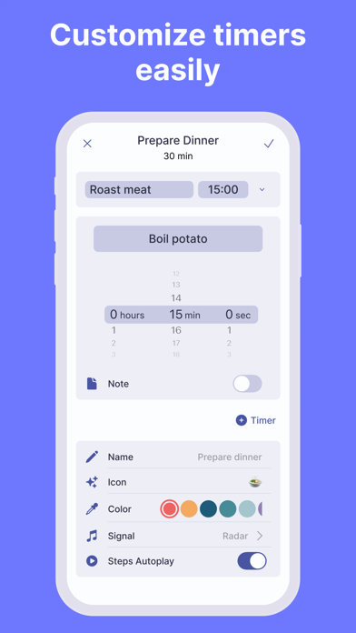 Visual Multi Timer: Timus screenshot 4