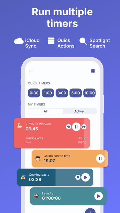 Visual Multi Timer: Timus screenshot 3