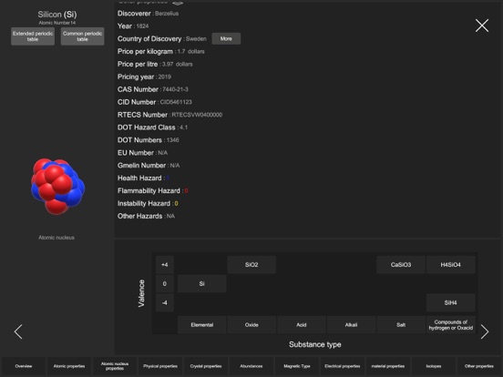 Visual Periodic Table Lite screenshot 3