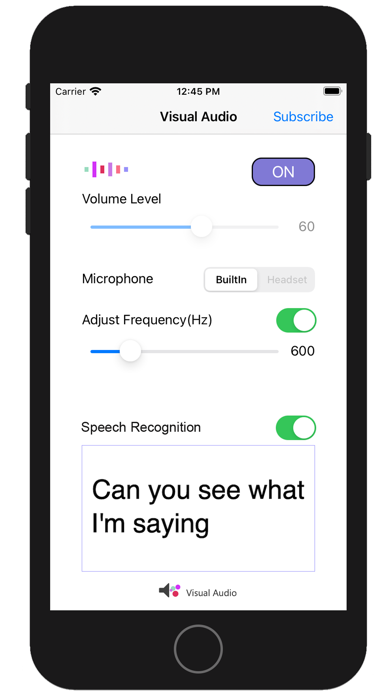 VisualAudio Hearing Aid screenshot 3