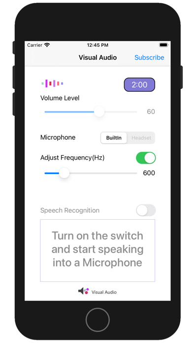 VisualAudio Hearing Aid screenshot 1