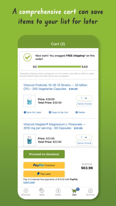 Vitacost screenshot 4