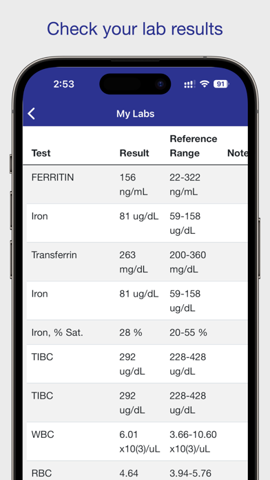 VitalCheck screenshot 2