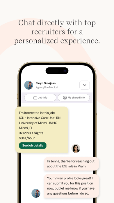 Vivian - Find Healthcare Jobs screenshot 1