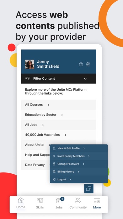 VLE MyConnect screenshot 1