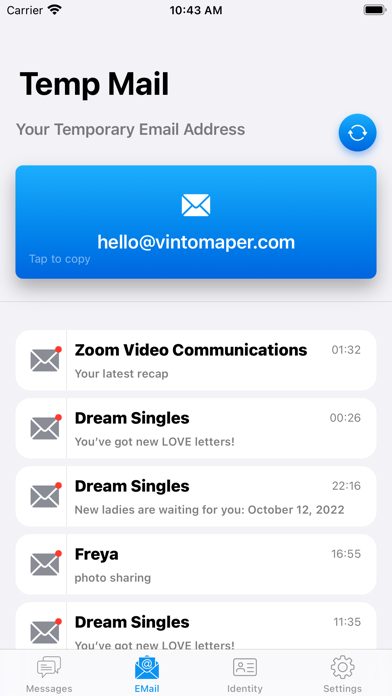 vNu : Virtual Phone Number screenshot 2