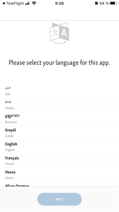 VOA screenshot 1