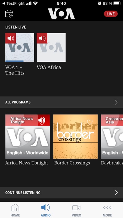 VOA screenshot 3