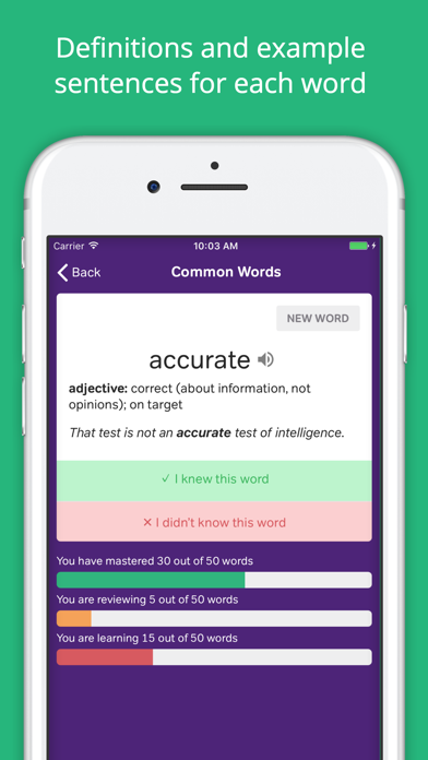 Vocabulary Flashcards - IELTS screenshot 3