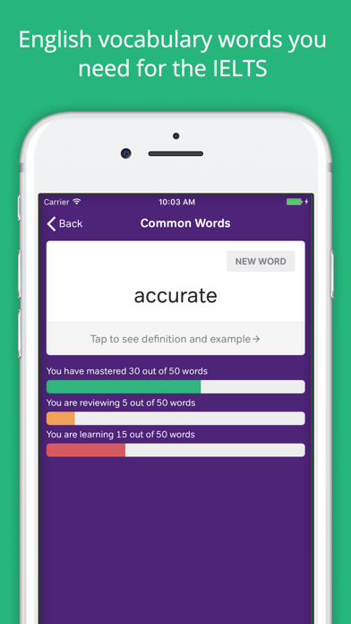 Vocabulary Flashcards - IELTS screenshot 4