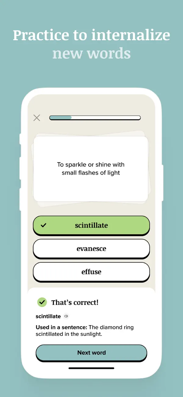 Vocabulary - Learn words daily screenshot 3