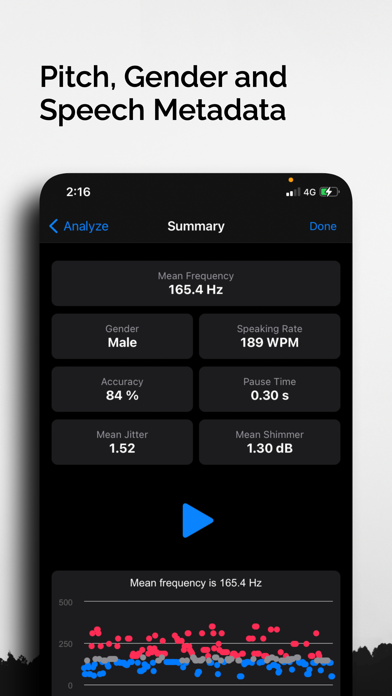 Vocal Pitch Monitor-Voice Whiz screenshot 5