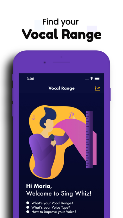 Vocal Range Finder - Sing Whiz screenshot 5