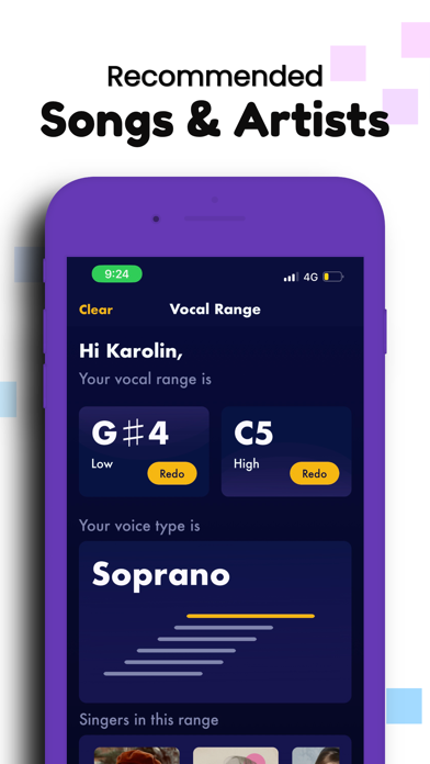 Vocal Range Finder - Sing Whiz screenshot 4