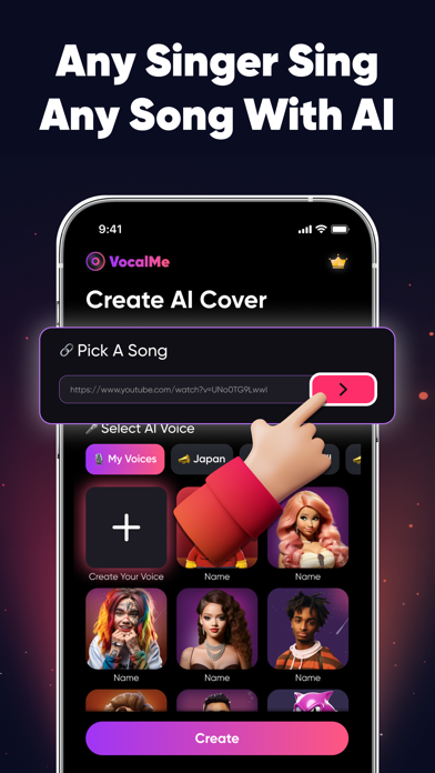 VocalMe Music: AI Cover Songs screenshot 3