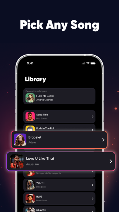 VocalMe Music: AI Cover Songs screenshot 4
