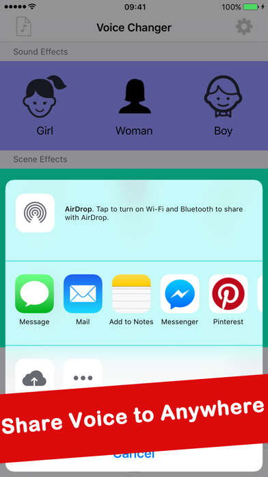 Voice Changer Calls Record-er screenshot 1