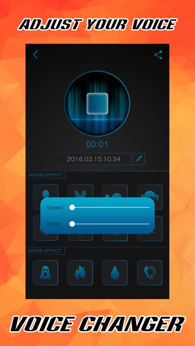 Voice Changer FREE - Sound Record.er & Audio Play.er with Fun.ny Effect.s screenshot 2