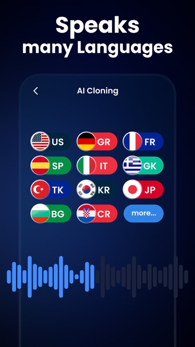 Voice & Face Cloning: Clony AI screenshot 1