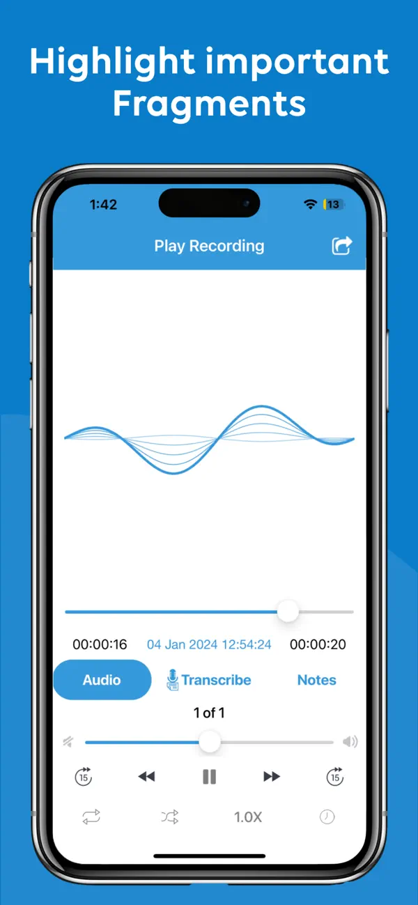 Voice Memos & Sound Recorder screenshot 1