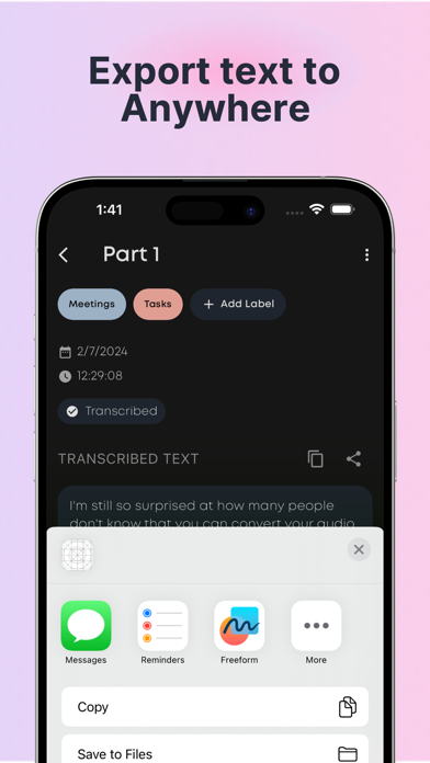 Voice Memos Speechify screenshot 1