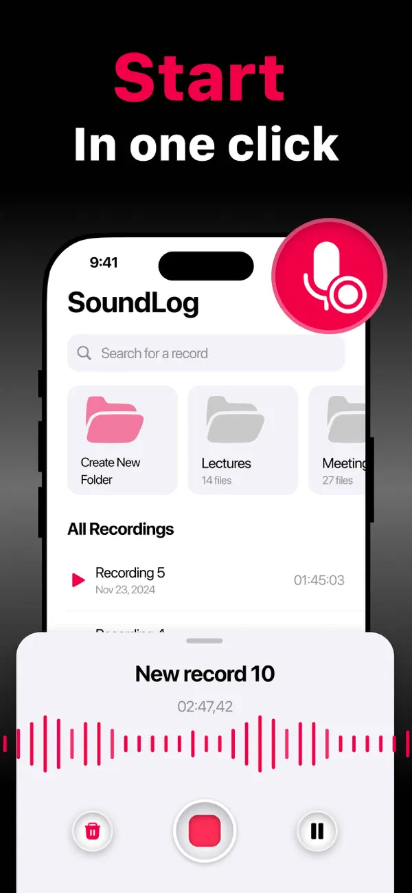 Voice Memos - Voice Recorder screenshot 1