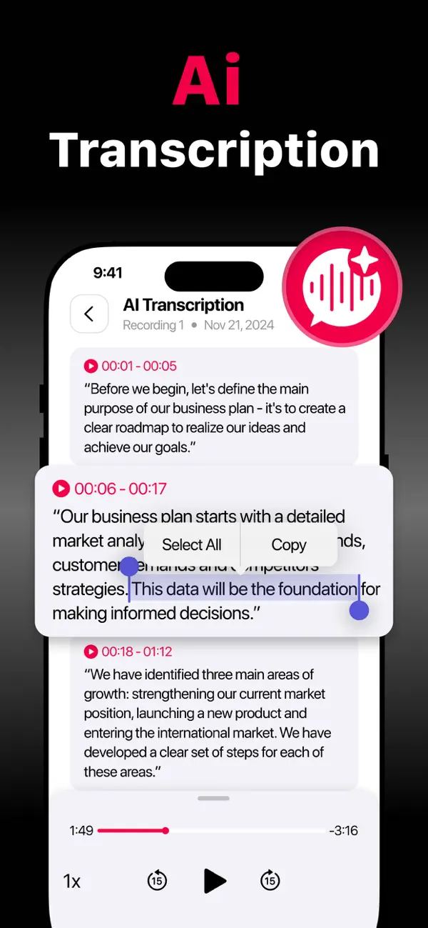 Voice Memos - Voice Recorder screenshot 4