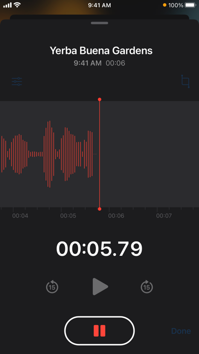 Voice Memos screenshot 1